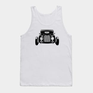 1928 Model A Car Sketch Art Tank Top